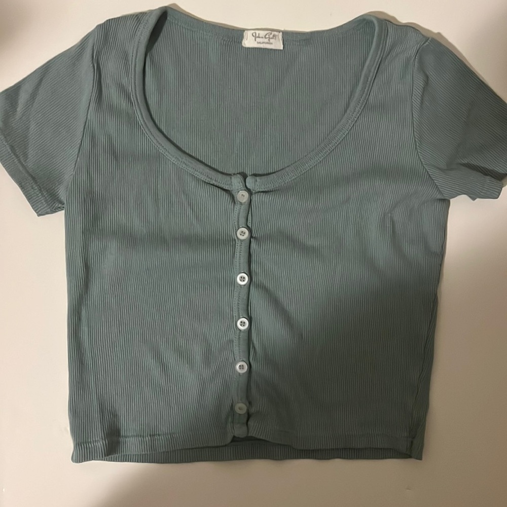 cute green Brandy Melville tee